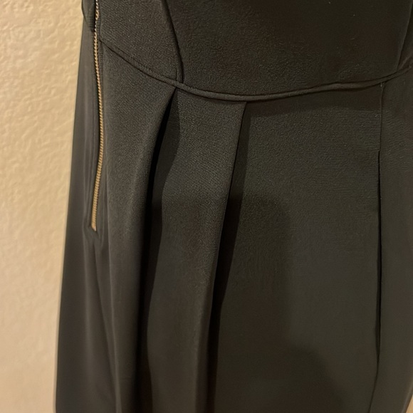 NWT LOFT Petite Black Crepe Sleeveless Dress - Picture 12 of 16